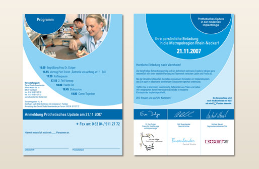 Flyer Biomet 3i "Prothetisches Update"