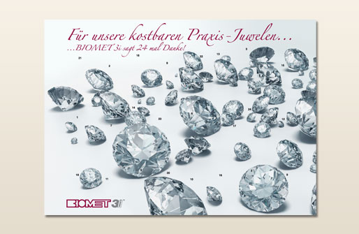 Adventskalender Biomet 3i  