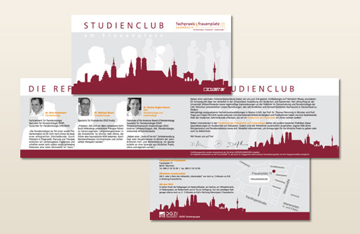 Flyer "Studienclub am Frauenplatz"