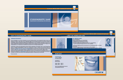 Flyer "Studiengruppe Saar"