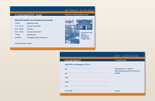 Flyer "Studiengruppe Saar"