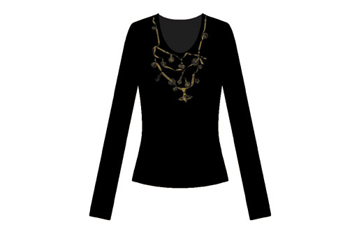 Platzierter Druck "Münzen"