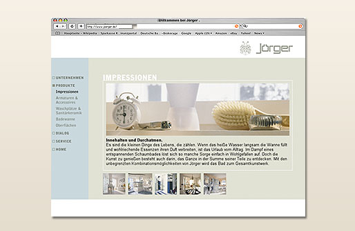 Internetpräsenz  Jörger