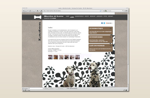 Internetpräsenz Martha & Lotte