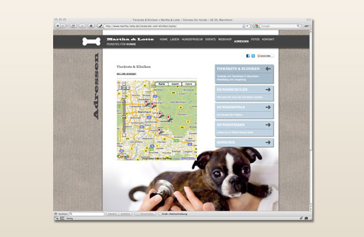 Internetpräsenz Martha & Lotte