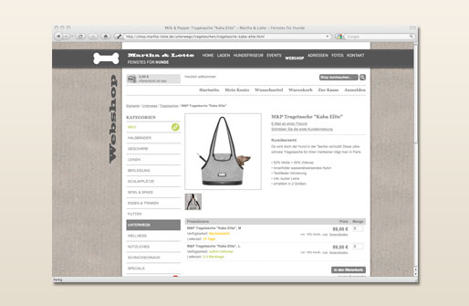 Online Shop Martha & Lotte