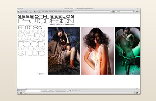 Internetpräsenz Seeboth Photodesign