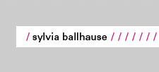 Internetpräsenz Sylvia Ballhause